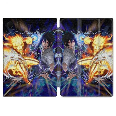 Housse Smart Cover Pour Samsung Galaxy Tab A9 Manga Naruto VS