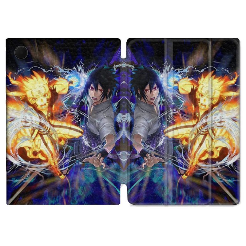 Housse Smart Cover Pour Samsung Galaxy Tab A9 Manga Naruto VS