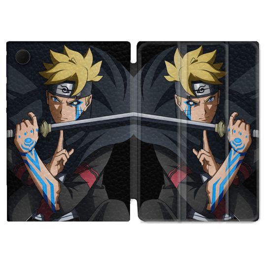 Housse Smart Cover Pour Samsung Galaxy Tab A9 Plus Manga Boruto Tatouage