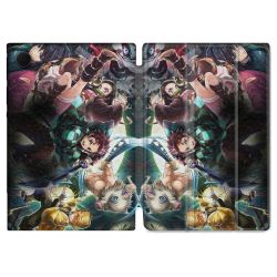 Housse Smart Cover Pour Samsung Galaxy Tab A9 Plus Manga Demon Slayer Groupe