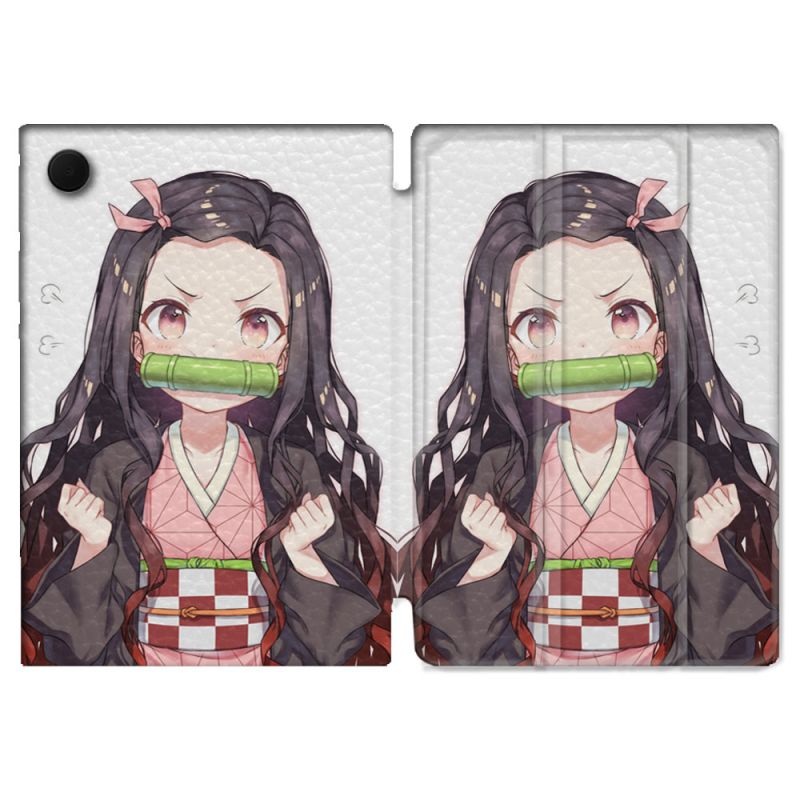 Housse Smart Cover Pour Samsung Galaxy Tab A9 Plus Manga Demon Slayer Nezuko
