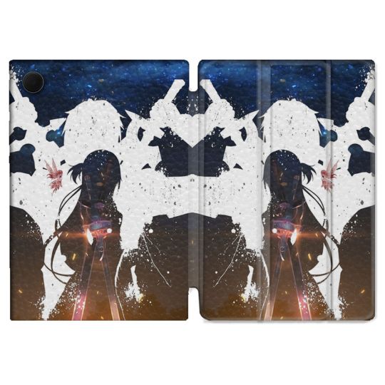 Housse Smart Cover Pour Samsung Galaxy Tab A9 Manga SAO sword Art Online Asuna