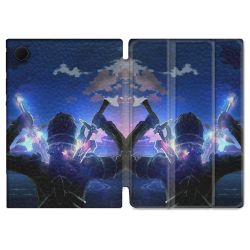 Housse Smart Cover Pour Samsung Galaxy Tab A9 Manga SAO sword Art Online Epee