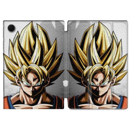 Housse Smart Cover Pour Samsung Galaxy Tab A9 Plus Manga Dragon Ball Sangoku Portrait