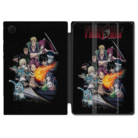 Housse Smart Cover Pour Samsung Galaxy Tab A9 Plus Manga Fairy Tail Logo Team