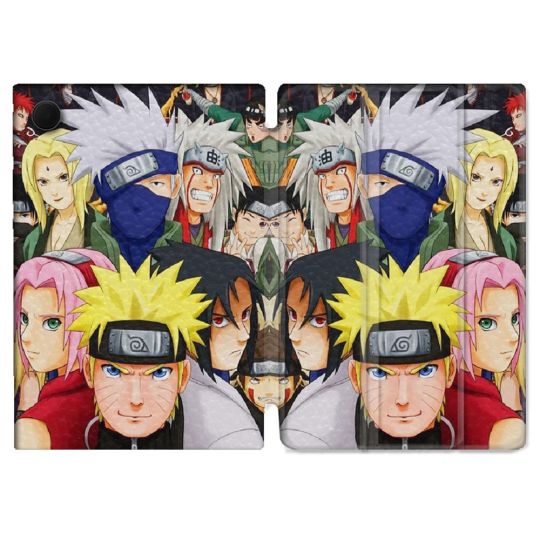 Housse Smart Cover Pour Samsung Galaxy Tab A9 Plus Manga Naruto Team