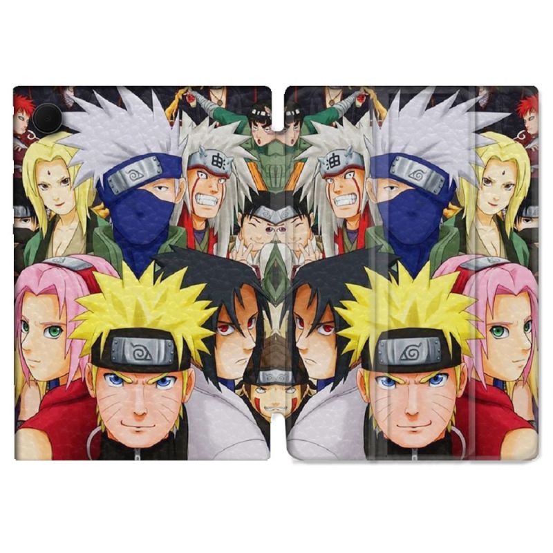 Housse Smart Cover Pour Samsung Galaxy Tab A9 Plus Manga Naruto Team