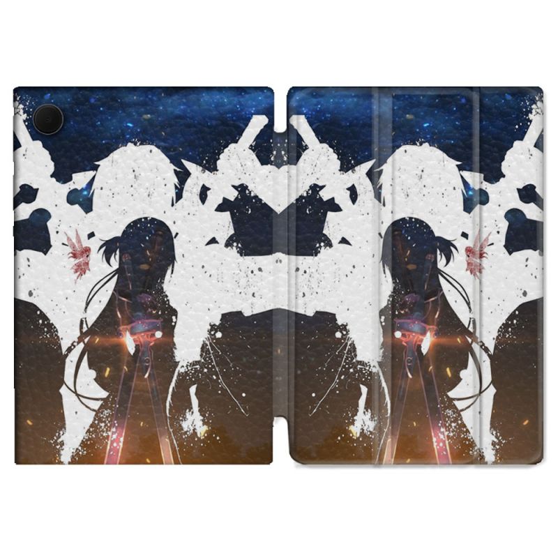 Housse Smart Cover Pour Samsung Galaxy Tab A9 Plus Manga SAO sword Art Online Asuna