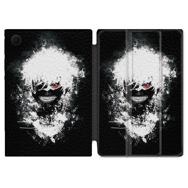 Housse Smart Cover Pour Samsung Galaxy Tab A9 Plus Manga Tokyo Ghoul Kaneki Tag