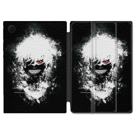 Housse Smart Cover Pour Samsung Galaxy Tab A9 Manga Tokyo Ghoul Kaneki Tag
