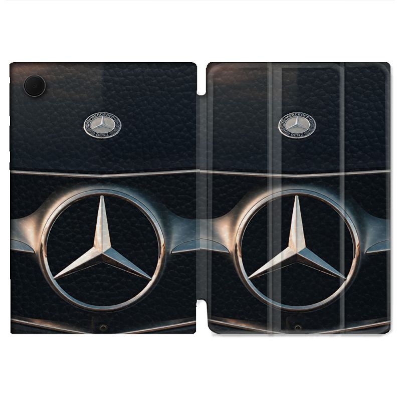 Housse Smart Cover Pour Samsung Galaxy Tab A9 Mercedes Calendre