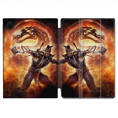 Housse Smart Cover Pour Samsung Galaxy Tab A9 Plus Mortal Combat