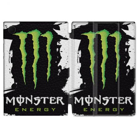 Housse Smart Cover Pour Samsung Galaxy Tab A9 Monster Energy Tache