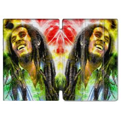 Housse Smart Cover Pour Samsung Galaxy Tab A9 Musique Bob Marley Color