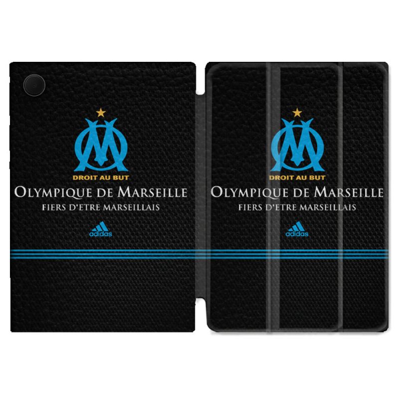 Housse Smart Cover Pour Samsung Galaxy Tab A9 Plus Olympique Marseille OM Fier etre Marseillais