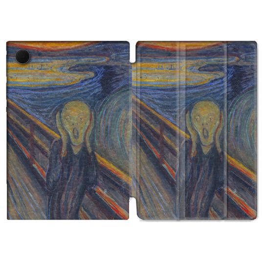Housse Smart Cover Pour Samsung Galaxy Tab A9 Plus Peinture Le Cri