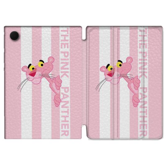 Housse Smart Cover Pour Samsung Galaxy Tab A9 Panthere Rose
