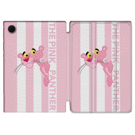 Housse Smart Cover Pour Samsung Galaxy Tab A9 Panthere Rose