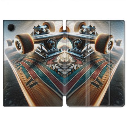 Housse Smart Cover Pour Samsung Galaxy Tab A9 Planche Skate