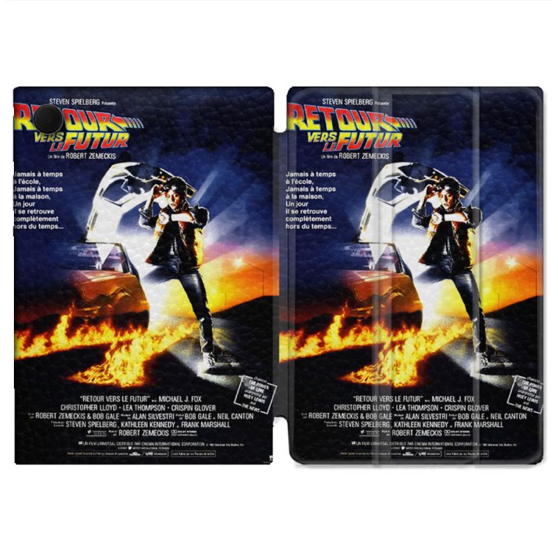 Housse Smart Cover Pour Samsung Galaxy Tab A9 Plus Retour Vers Le Futur Affiche