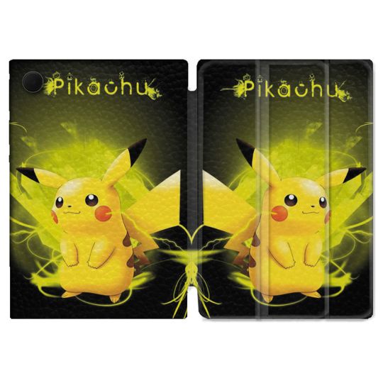 Housse Smart Cover Pour Samsung Galaxy Tab A9 Pokemon Pikachu Eclair
