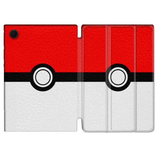 Housse Smart Cover Pour Samsung Galaxy Tab A9 Pokemon Pokeball
