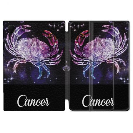 Housse Smart Cover Pour Samsung Galaxy Tab A9 Plus Signe Zodiaque 2 Cancer