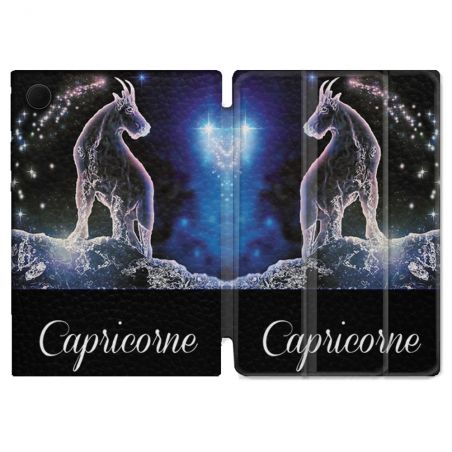 Housse Smart Cover Pour Samsung Galaxy Tab A9 Plus Signe Zodiaque 2 Capricorne