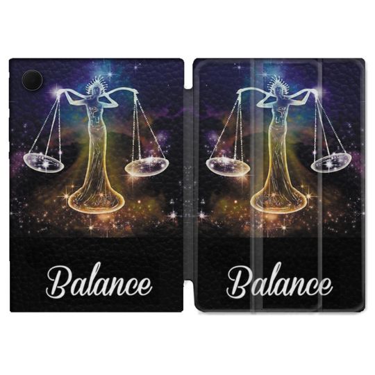 Housse Smart Cover Pour Samsung Galaxy Tab A9 Signe Zodiaque 2 Balance