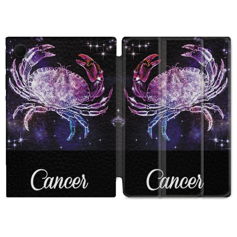 Housse Smart Cover Pour Samsung Galaxy Tab A9 Signe Zodiaque 2 Cancer