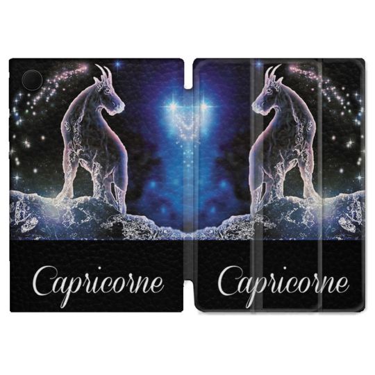 Housse Smart Cover Pour Samsung Galaxy Tab A9 Signe Zodiaque 2 Capricorne