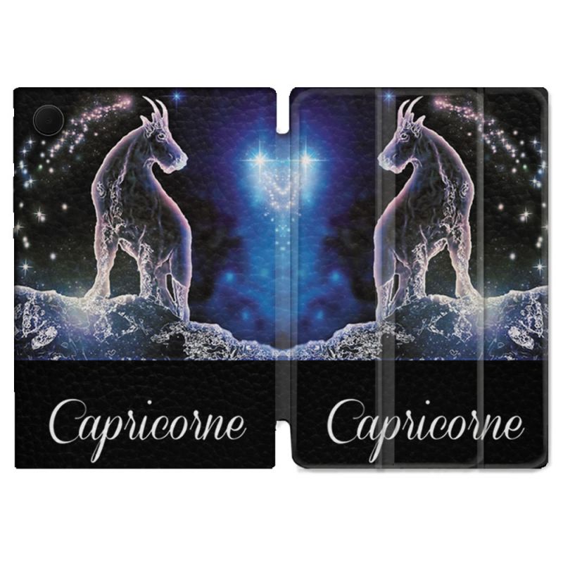 Housse Smart Cover Pour Samsung Galaxy Tab A9 Signe Zodiaque 2 Capricorne
