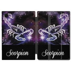 Housse Smart Cover Pour Samsung Galaxy Tab A9 Signe Zodiaque 2 Scorpion