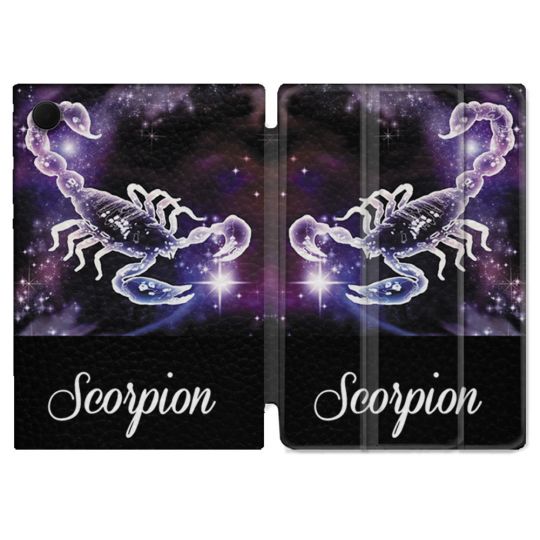 Housse Smart Cover Pour Samsung Galaxy Tab A9 Signe Zodiaque 2 Scorpion