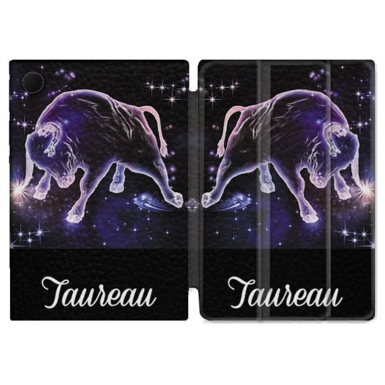 Housse Smart Cover Pour Samsung Galaxy Tab A9 Signe Zodiaque 2 Taureau