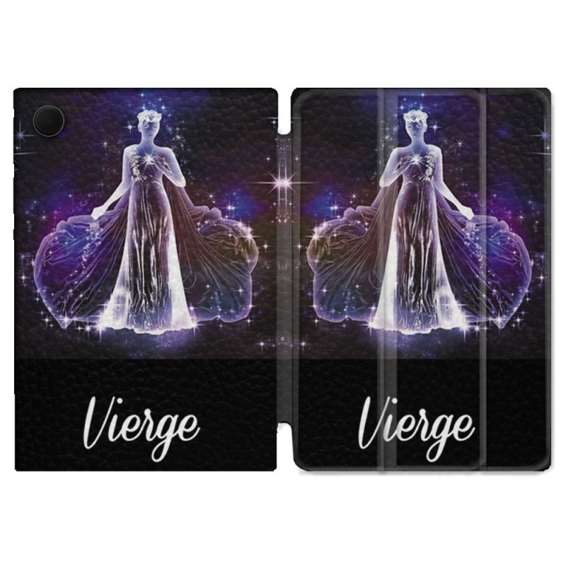 Housse Smart Cover Pour Samsung Galaxy Tab A9 Signe Zodiaque 2 Vierge