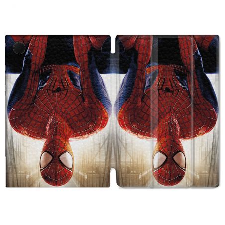 Housse Smart Cover Pour Samsung Galaxy Tab A9 Spiderman Invers