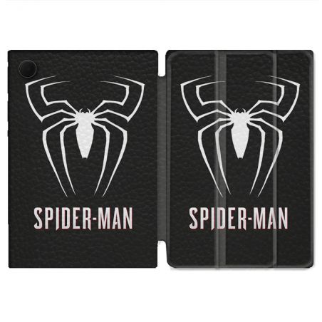 Housse Smart Cover Pour Samsung Galaxy Tab A9 Spiderman Logo