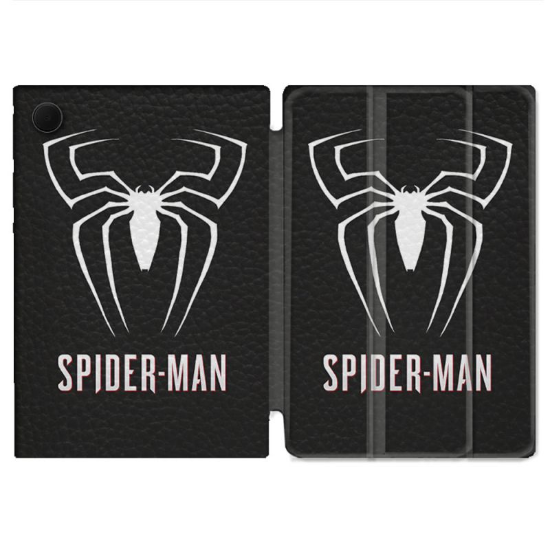 Housse Smart Cover Pour Samsung Galaxy Tab A9 Spiderman Logo