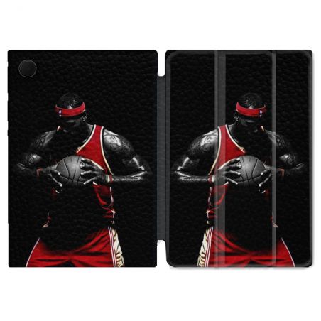 Housse Smart Cover Pour Samsung Galaxy Tab A9 Sport Basketeur