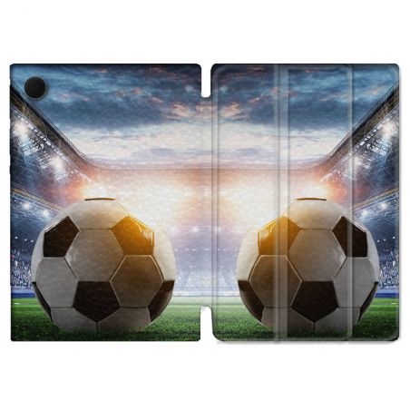 Housse Smart Cover Pour Samsung Galaxy Tab A9 Sport Football Stade