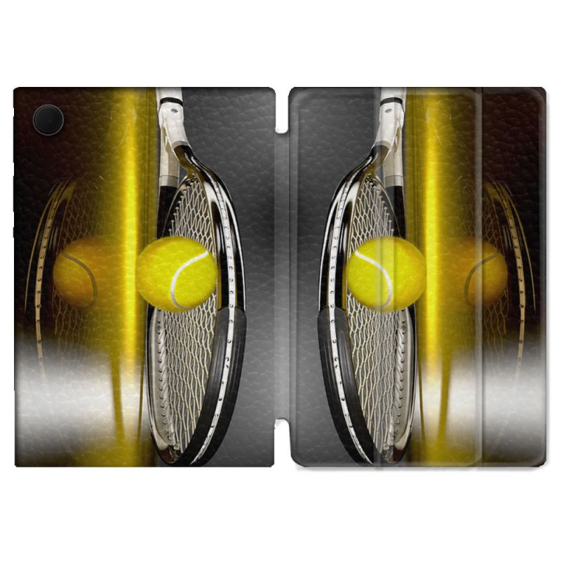 Housse Smart Cover Pour Samsung Galaxy Tab A9 Plus Sport Tennis Reflet