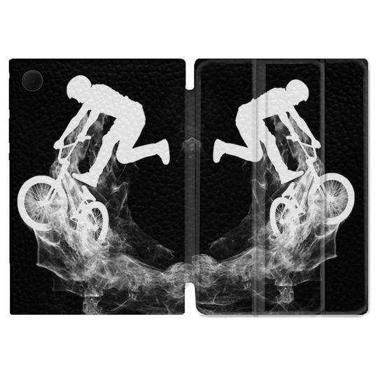 Housse Smart Cover Pour Samsung Galaxy Tab A9 Plus Sport VTT Noir