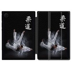 Housse Smart Cover Pour Samsung Galaxy Tab A9 Sport Judo Noir