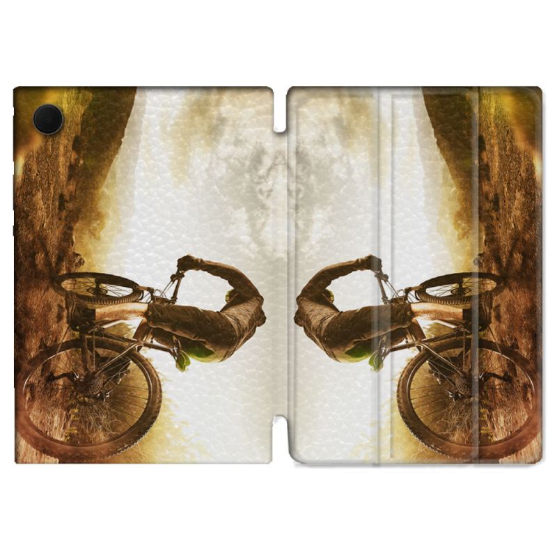 Housse Smart Cover Pour Samsung Galaxy Tab A9 Plus Sport VTT Soleil