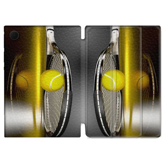 Housse Smart Cover Pour Samsung Galaxy Tab A9 Sport Tennis Reflet