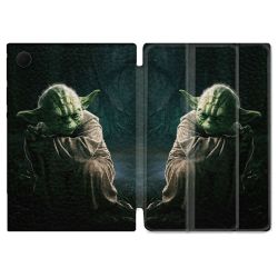 Housse Smart Cover Pour Samsung Galaxy Tab A9 Plus Star Wars - Yoda sombre