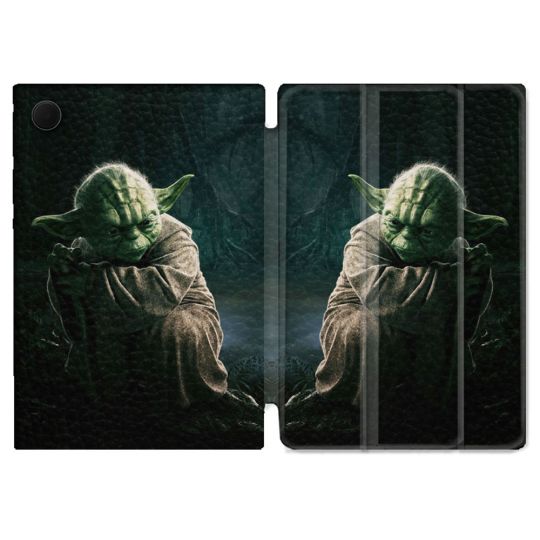 Housse Smart Cover Pour Samsung Galaxy Tab A9 Plus Star Wars - Yoda sombre