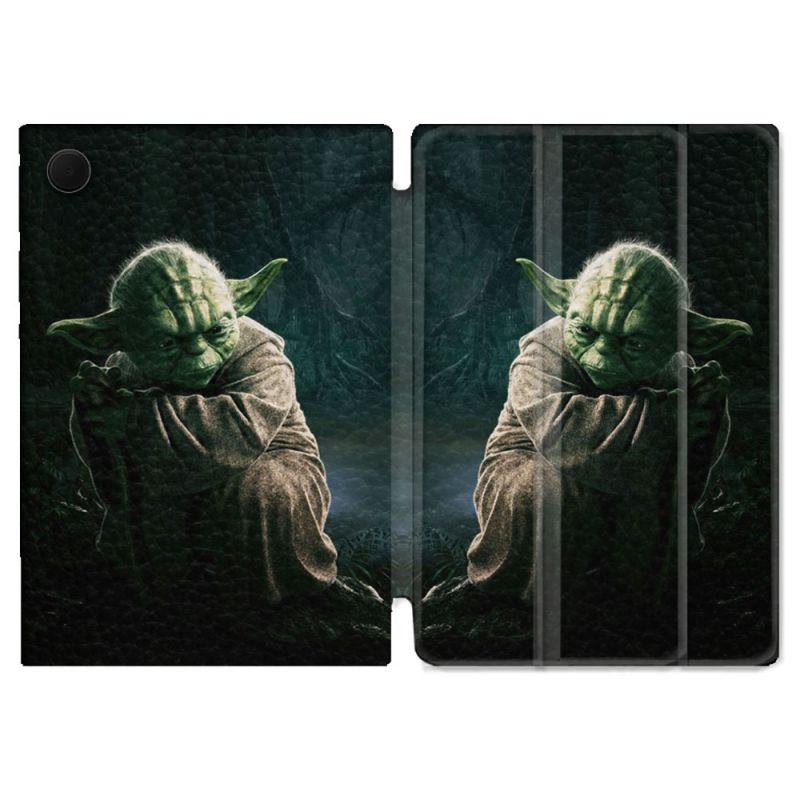 Housse Smart Cover Pour Samsung Galaxy Tab A9 Plus Star Wars - Yoda sombre