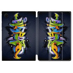 Housse Smart Cover Pour Samsung Galaxy Tab A9 Plus Street Art Graffiti
